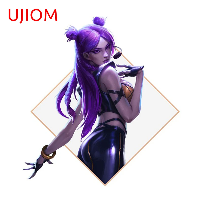 Наклейки на стену UJIOM 13 см X 12 см, Мультяшные стикеры Kaisa, Необычные интересные наклейки с воздушным кондиционированием для гостиной, комнатные украшения