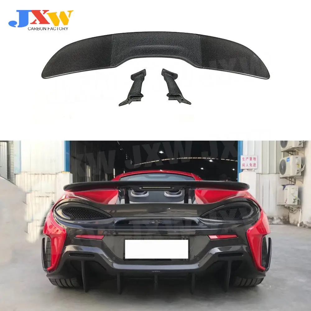 

Dry Carbon Fiber Rear Spoiler Racing Tail Wings For McLaren 540C 570S 570GT 600LT Style Spoiler