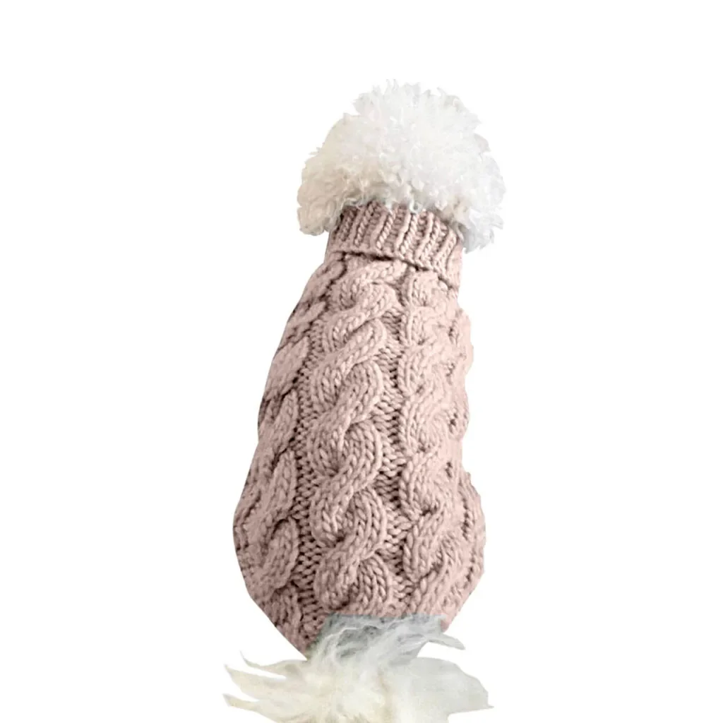 Sweater Turtleneck Knitted Pet Clothing