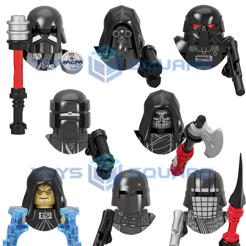Kylo Ren Knight Garindan Dark Trooper Palpatine модель строительных блоков кубики MOC набор подарки