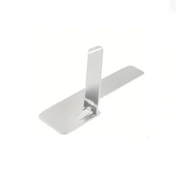 Ultra Thin Mini Phone Kickstand - Universal Folding Desk Bracket Stand (White)