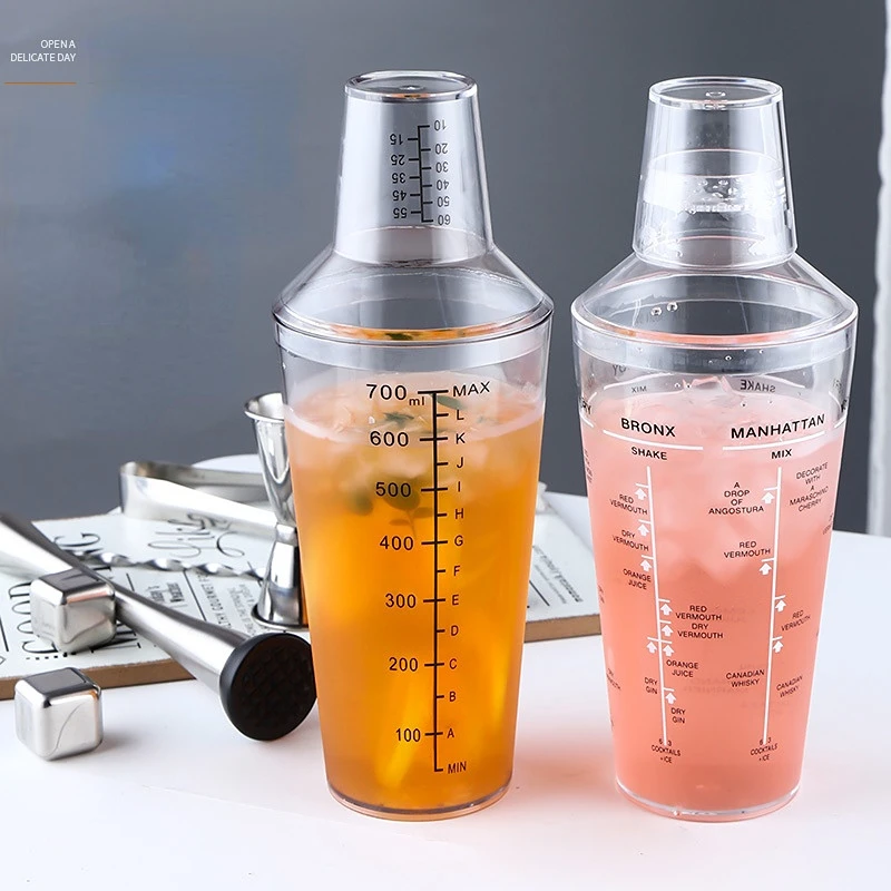 

Graduated Tumble Resistant Blender 2-stage Boston Cup Bar Cocktail Blending Cup Milk Tea Shop Cheque Cup Beer