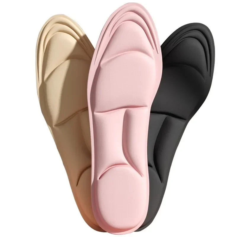 Shoe Insoles 5D Sport Deodorant Breathable Cushion Running Orthopedic Memory Foam For Men Women