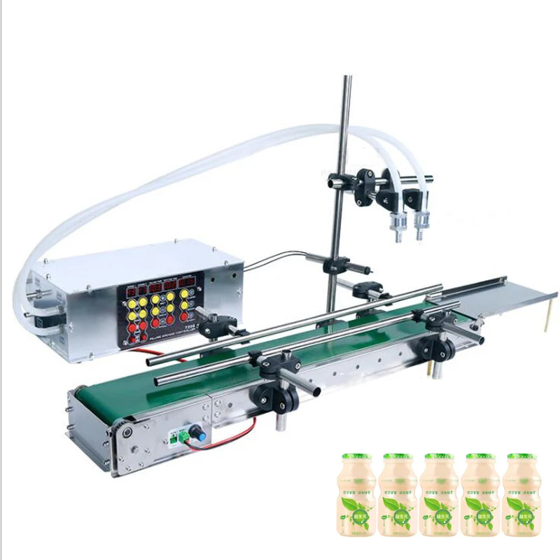 

Автоматическая пневматическая машина для розлива жидкостей, 110 В, 220 В, 2 головки, производственная линия
