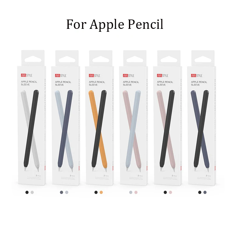 

Portable Soft Silicone Case for Apple Pencil 2 2nd Gen Tablet Touch Stylus Pen Protective Cover Pouch