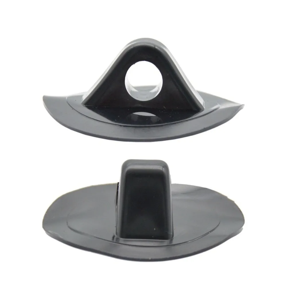 Description Picture 6 of item2Pcs PVC Inflatable Boat Safety Rope Buckle Black Awning Buckle Anchor Rope Buckle Rowing Boats Accessories