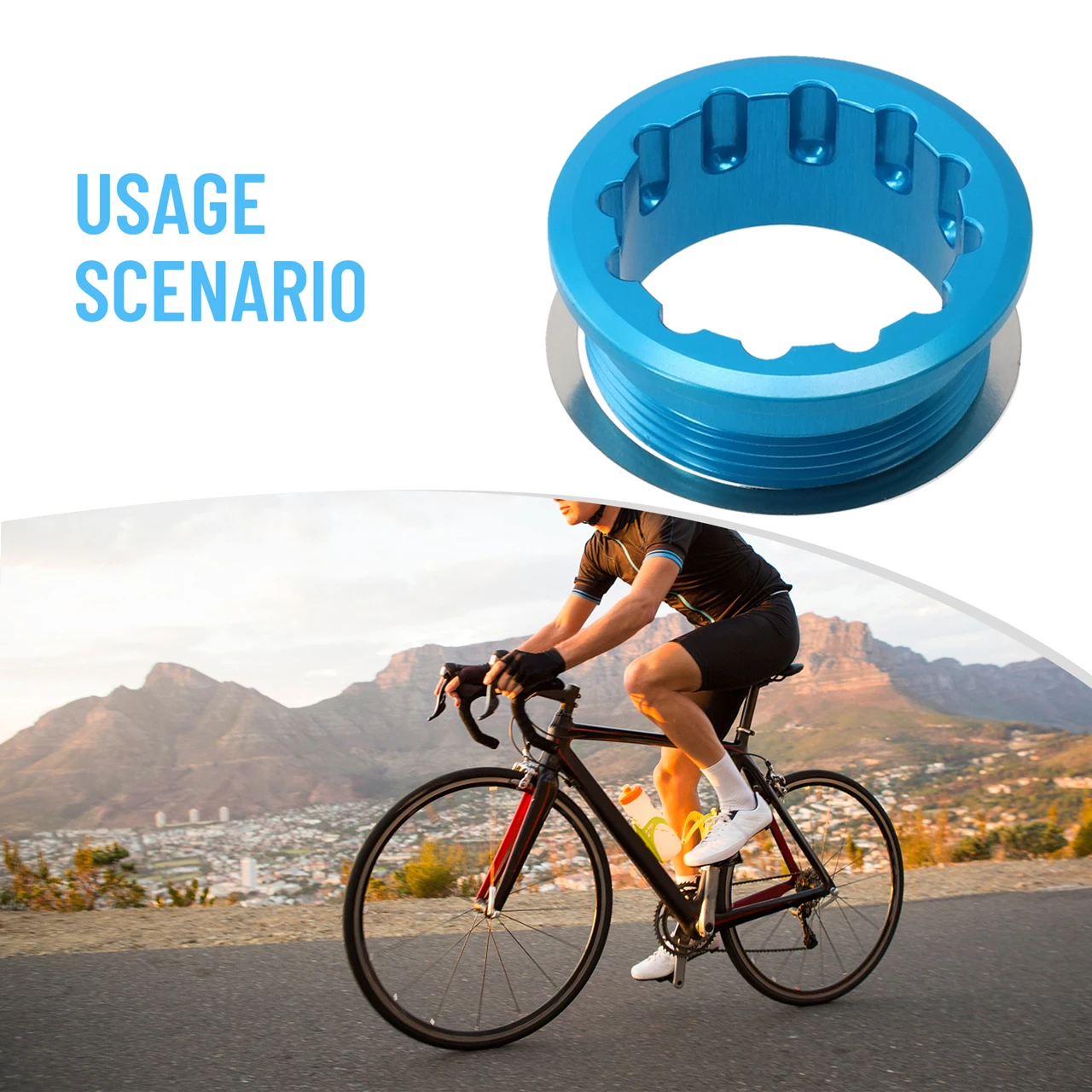 Fahrrad MS 12-Gang Freilauf Schloss Abdeckung Nabe Körper Für Shimano M7100 8100 M6100 Fahrrad Kassette Abdeckung Lock Ring Befestigungs Bolzen – Detail 10