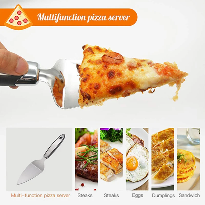 Pizza Cutter Premium Stainless Steel Kitchen Wheel Server Tools Home Knife Waffle Cookies Cake Bread Dough Slicer Baking Gadgets
