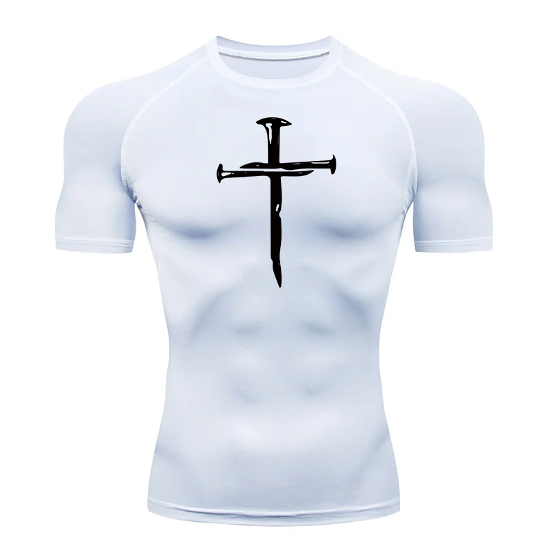 Christian Athletic Quick-Dry Compression Workout Tee