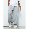 Loose American Style Men's Casual Pants Spring Autumn New Straight Leg Sport Sweatpants Wide Leg Long Trousers