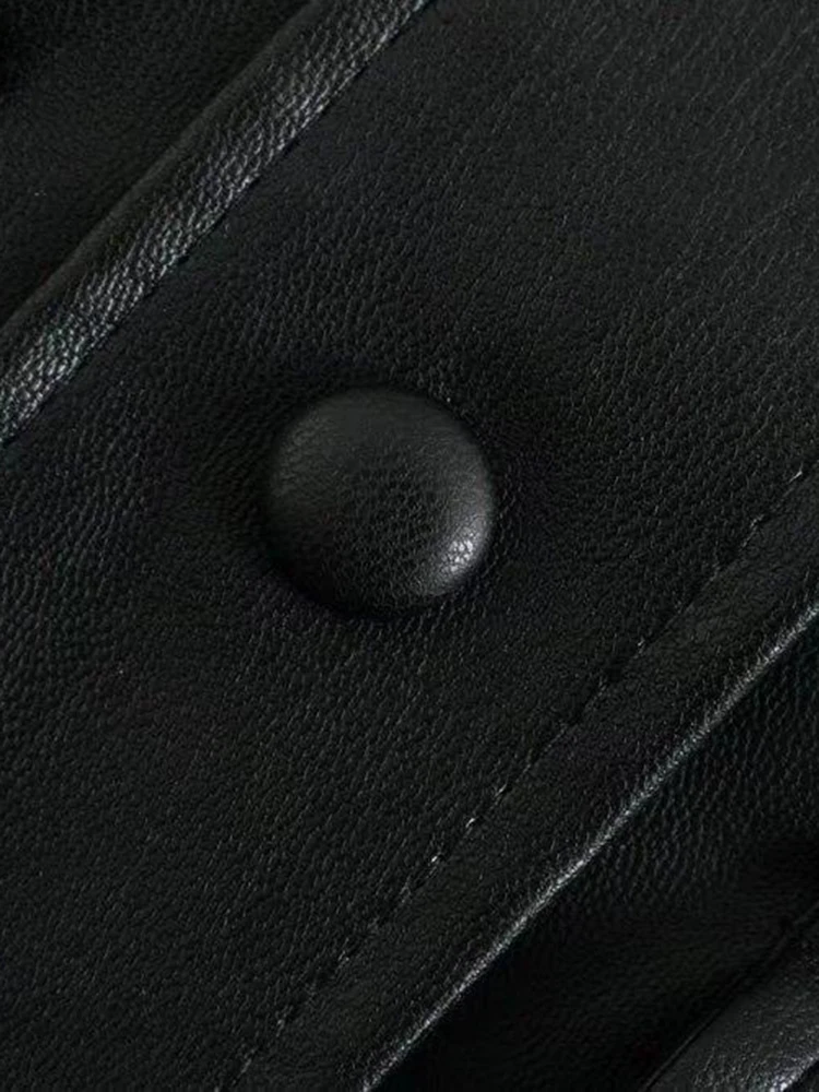 Рисунок 4 - Женская однобортная куртка из ПУ кожи