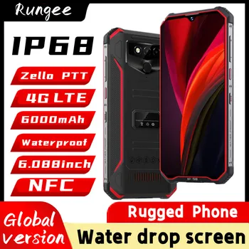 rungee x3 819 explosion proof mobile phone ip68 waterproof phone zello ptt 6gb 128gb android