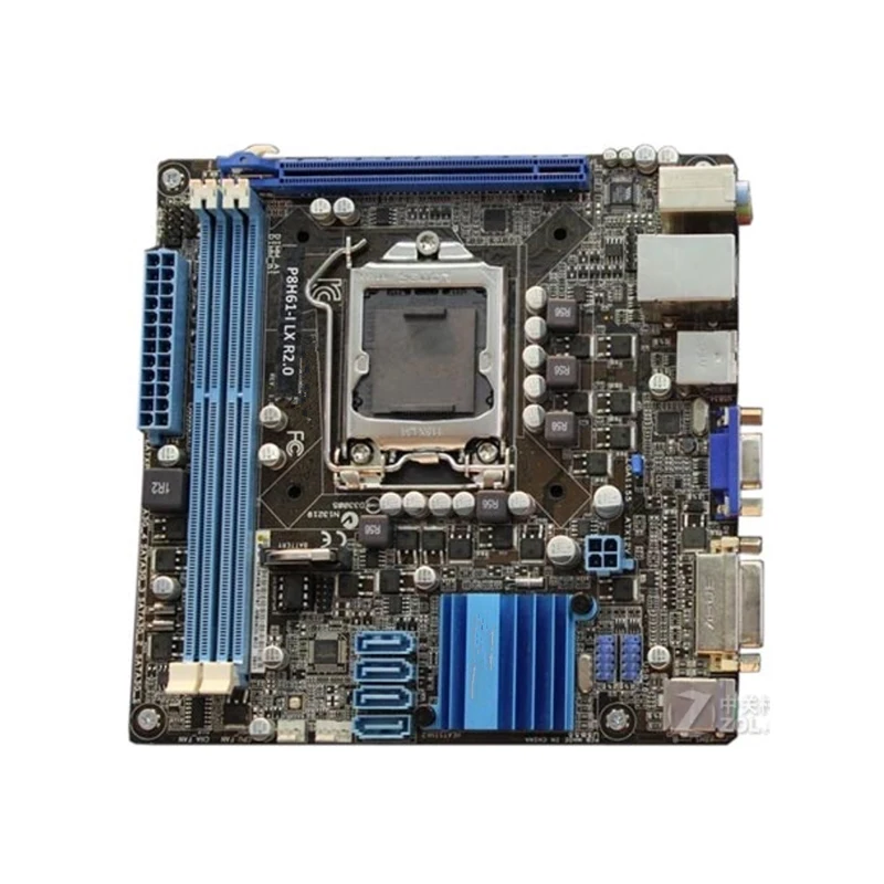 

Intel H61 P8H61-I LX R2.0 MINI ITX HTPC motherboard Used original LGA1155 LGA 1155 DDR3 16GB USB2.0 SATA2 Desktop Mainboard