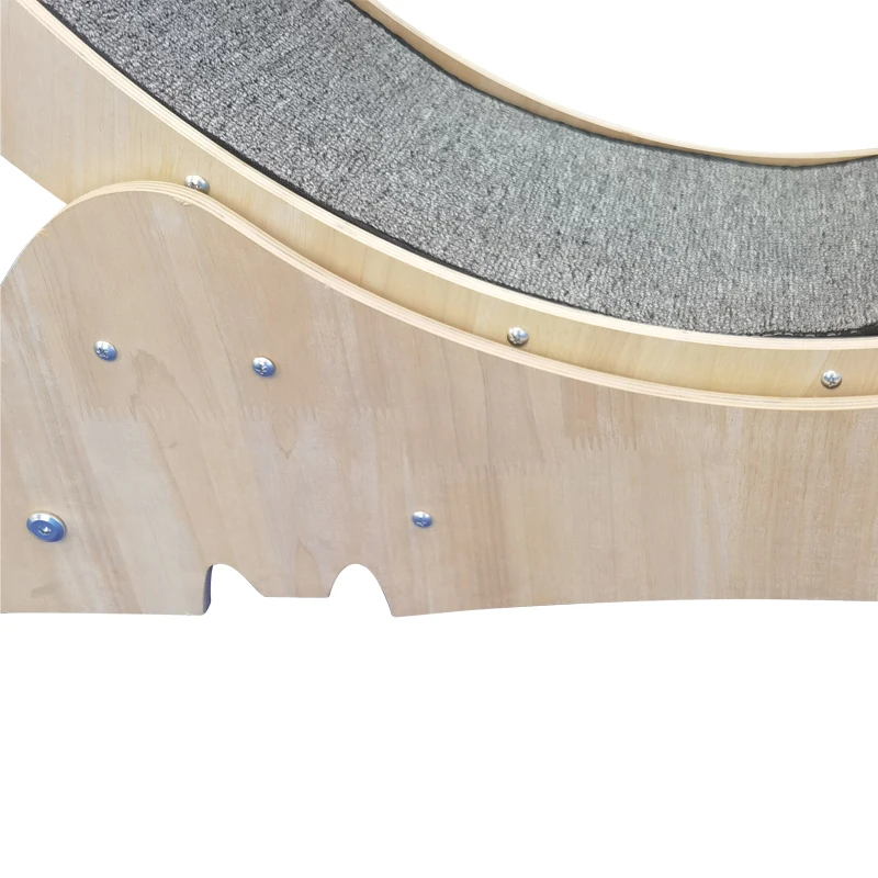 Cat Movement Toy Safe Interactive Wooden Cat Treadmill Houseuse Silent Running Wheel for