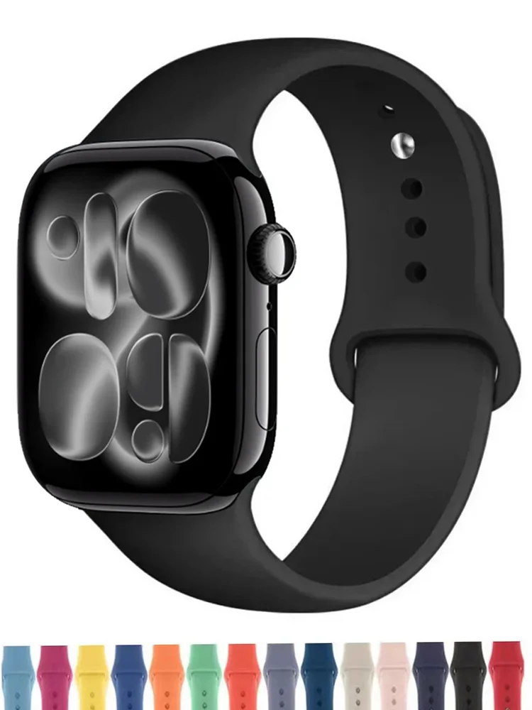 Premium Silicone Sport Band for Apple Watch - Flexible and Durable Strap