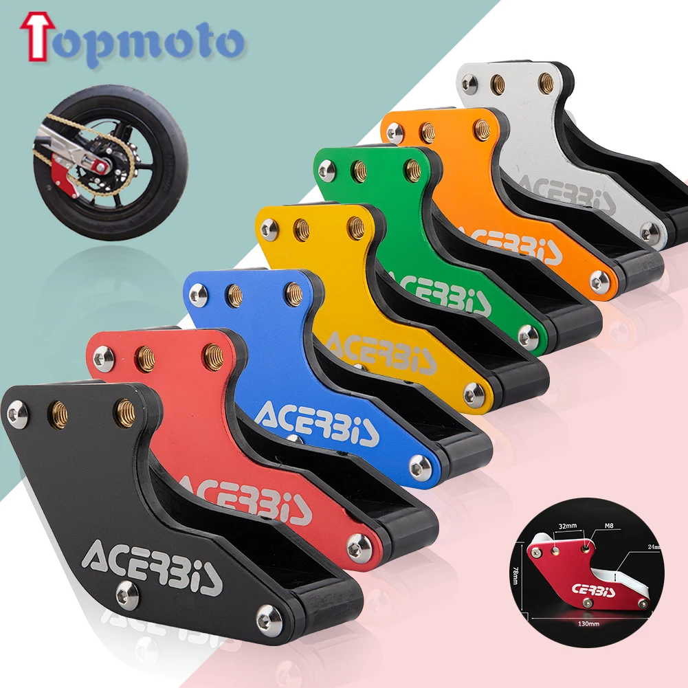 Enhanced Motorcycle CNC Chain Guard Guide for Dirt Bikes and Scooters