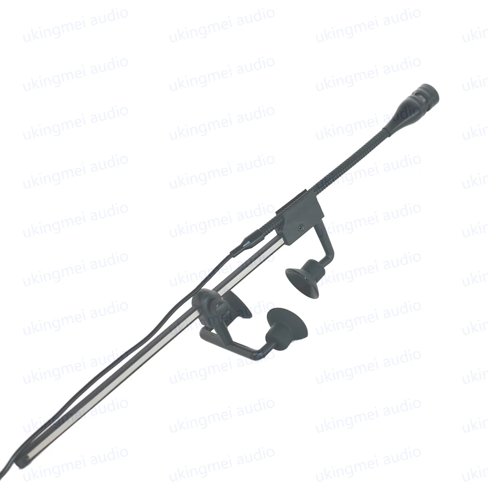 Instrument Microphone for Violin Acoustic Guitar with Scalable Adjustment Clamp Cardioid Microphone TA4F for Shure Transmitter