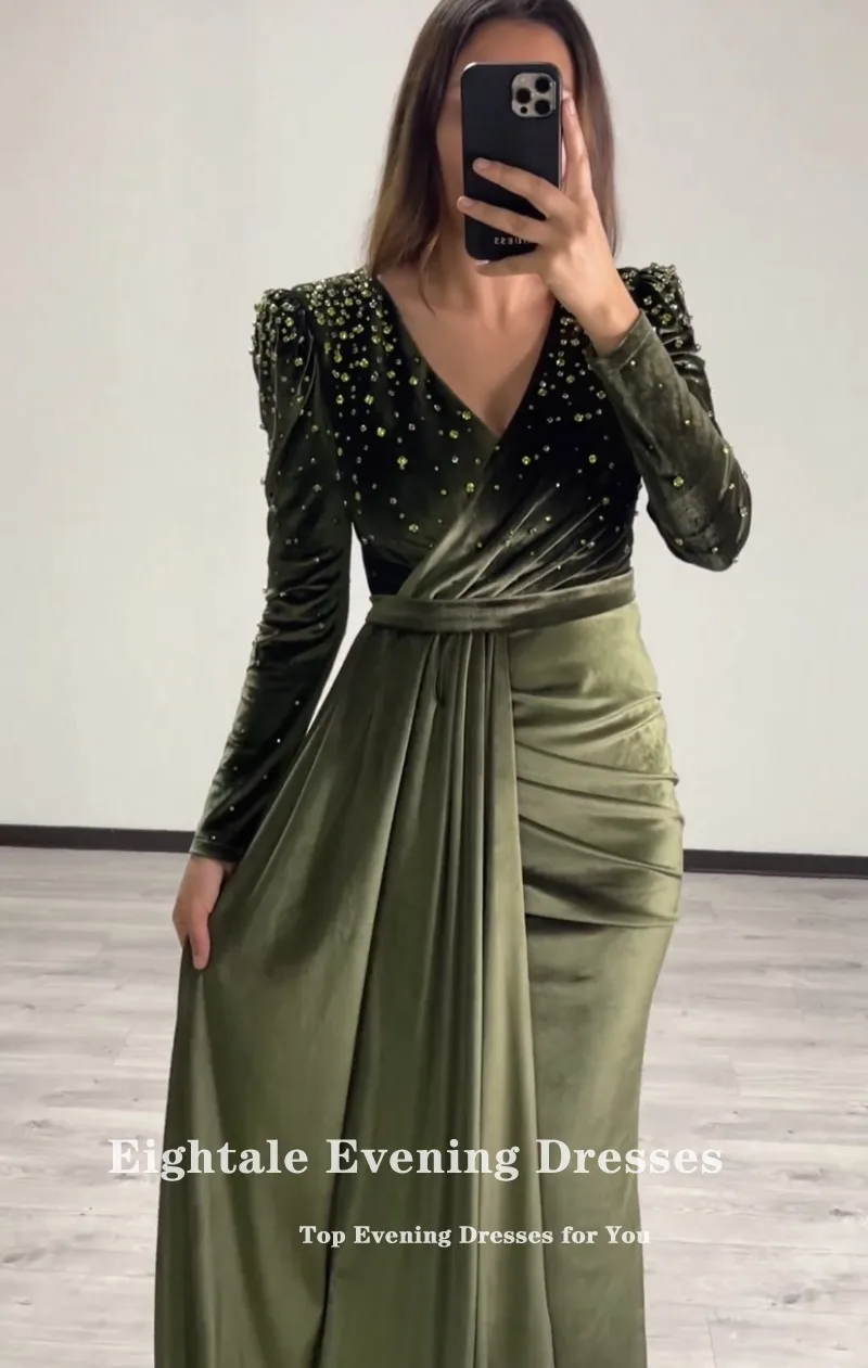 olive color dress