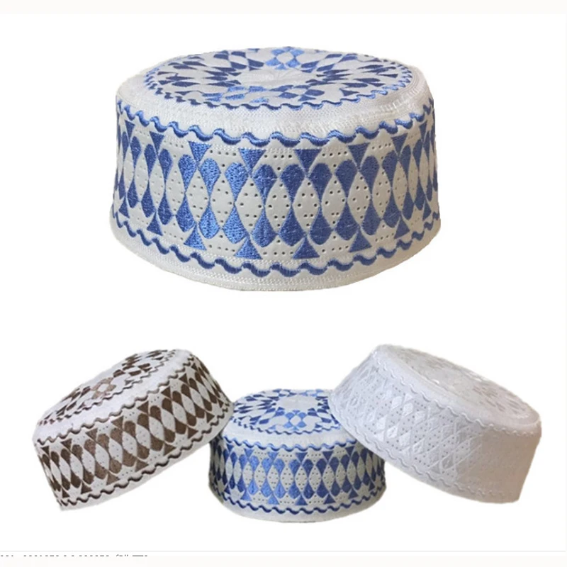 

Hui Muslim hat for man Muslim prayer cap Muslim men embroidered cap