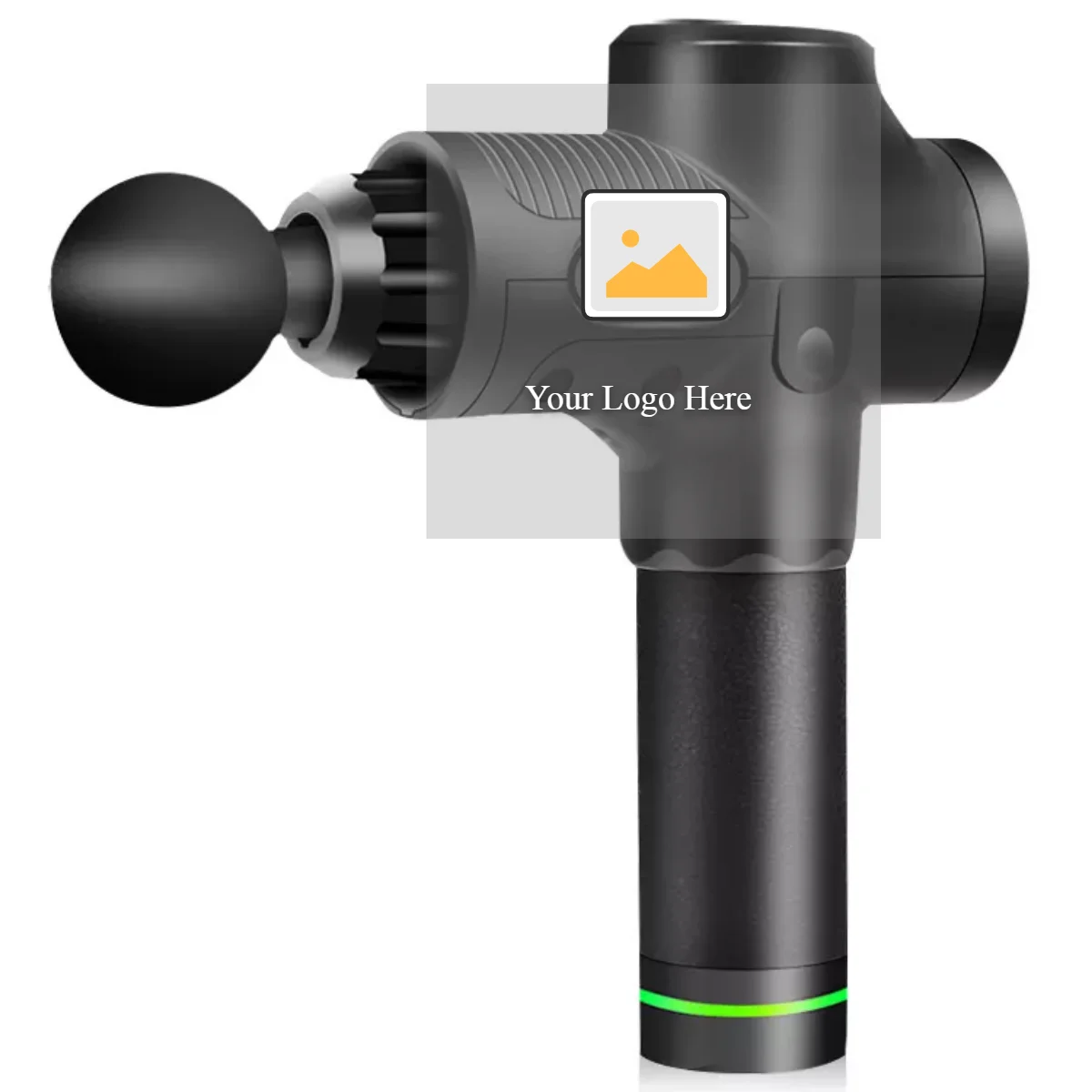 Handheld 30 Speed Muscle Deep Tissue Fascial Percussion Massage Gun LED Touch Screen Fascia Massagegun Message Massage Gun