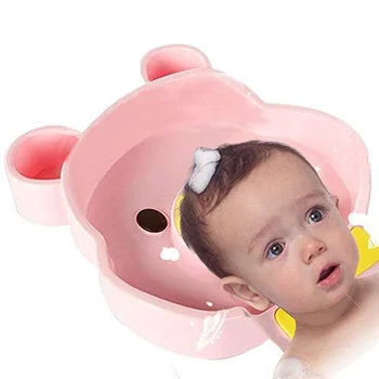 Portable baby wash tub Newborn Cute Animal Cartoon ABS Washing Basin Infants Washing Ass Head Bathtub 4
