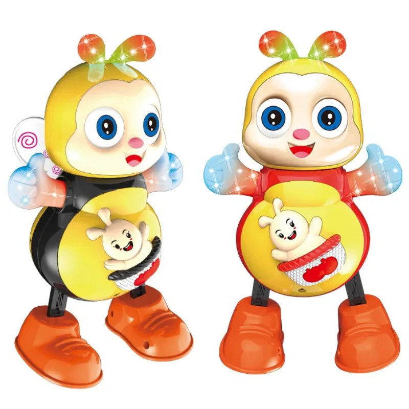 Electronic Pet Toy Robot Dog Toy Musical Dancing Robot Toy Electronic Robots Dog Toy Music Light Dance Walk Cute Baby Gift For 3-4-5-6 Years Old Kids