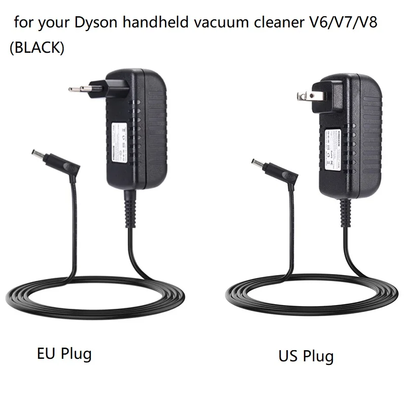 Adattatore Di Ricarica Adattatore Per Dyson V6 V7 V8 Cavo Free-Handheld Vacuum Power Supply Adattatore Caricabatterie Spina Ue/Usa