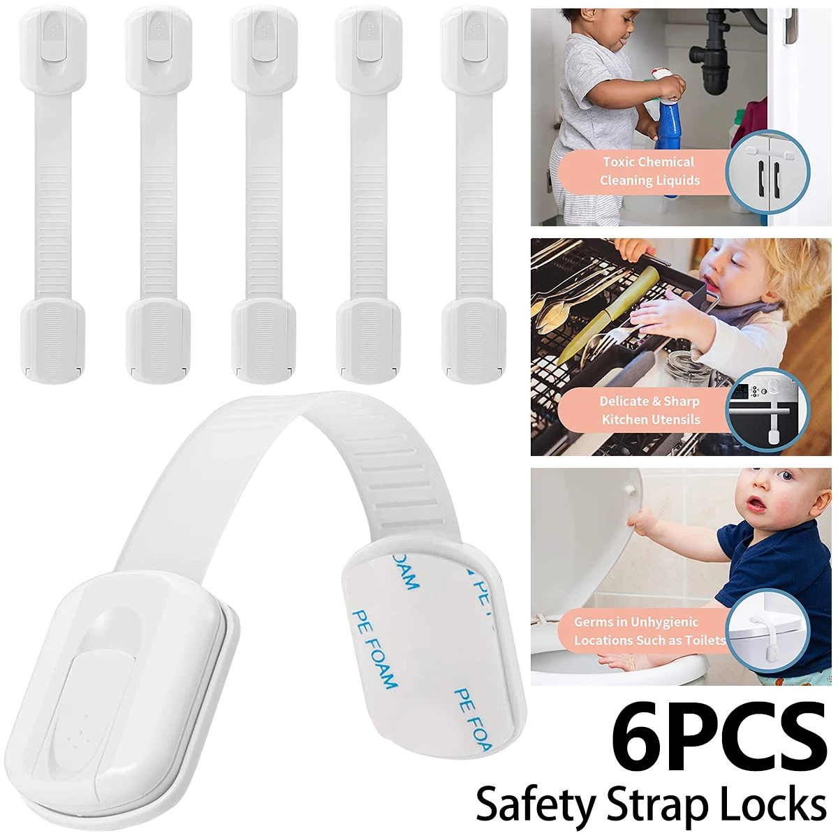 Dropship Home Baby Safety Protection Lock Anti-Clip Hand Door Closet  Cabinet Locks Fo Fridge Cabinet Drawer Box Safe Lock For Kids No Tools Or  Drilling Child Safety Cabinet Proofing Cabinet Drawer Door