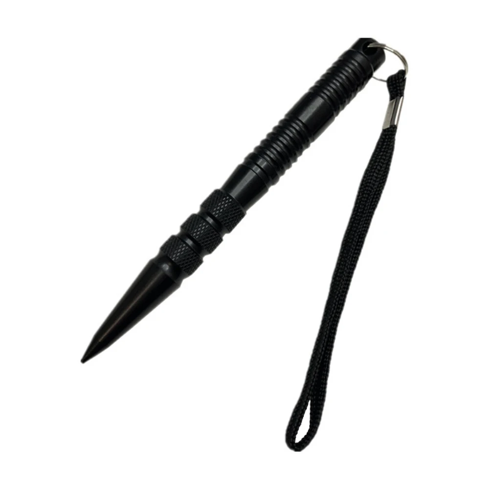 Black Silver Self-defense Pen Safety Protection Portable Military Tactical Pen Self-defense Weapon Aluminum Alloy Protection