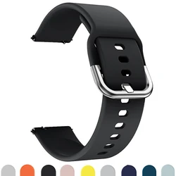 20mm 22mm Silicone Band For Samsung galaxy watch 6 5/pro/4 44mm 40mm Active 2 Gear 3 Strap bracelet For Galaxy Watch 4 46mm 42mm