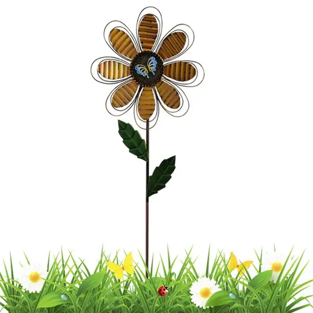 Szélfutók Kültéri Fém Nagy Szélű Fonók Kerti Csapok Téttel 360 Fokos Forgó Szél