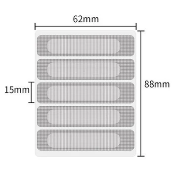 1/5/10 pcs Window Screen Patch Exhaust Grille Window Door Drainage Hole Anti-mosquito Paste Mesh Screen Invisible Repair Subsidy 6
