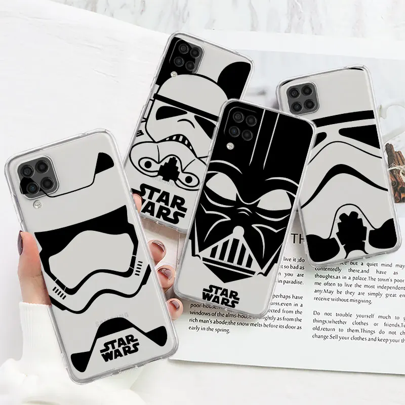 Custodia Darth Vader Star Wars Per Samsung Galaxy A52 A53 A12 A13 A32 A71 A33 A21S A51 A23 A22 A14 A24 A54 Cover Trasparente Per Telefono