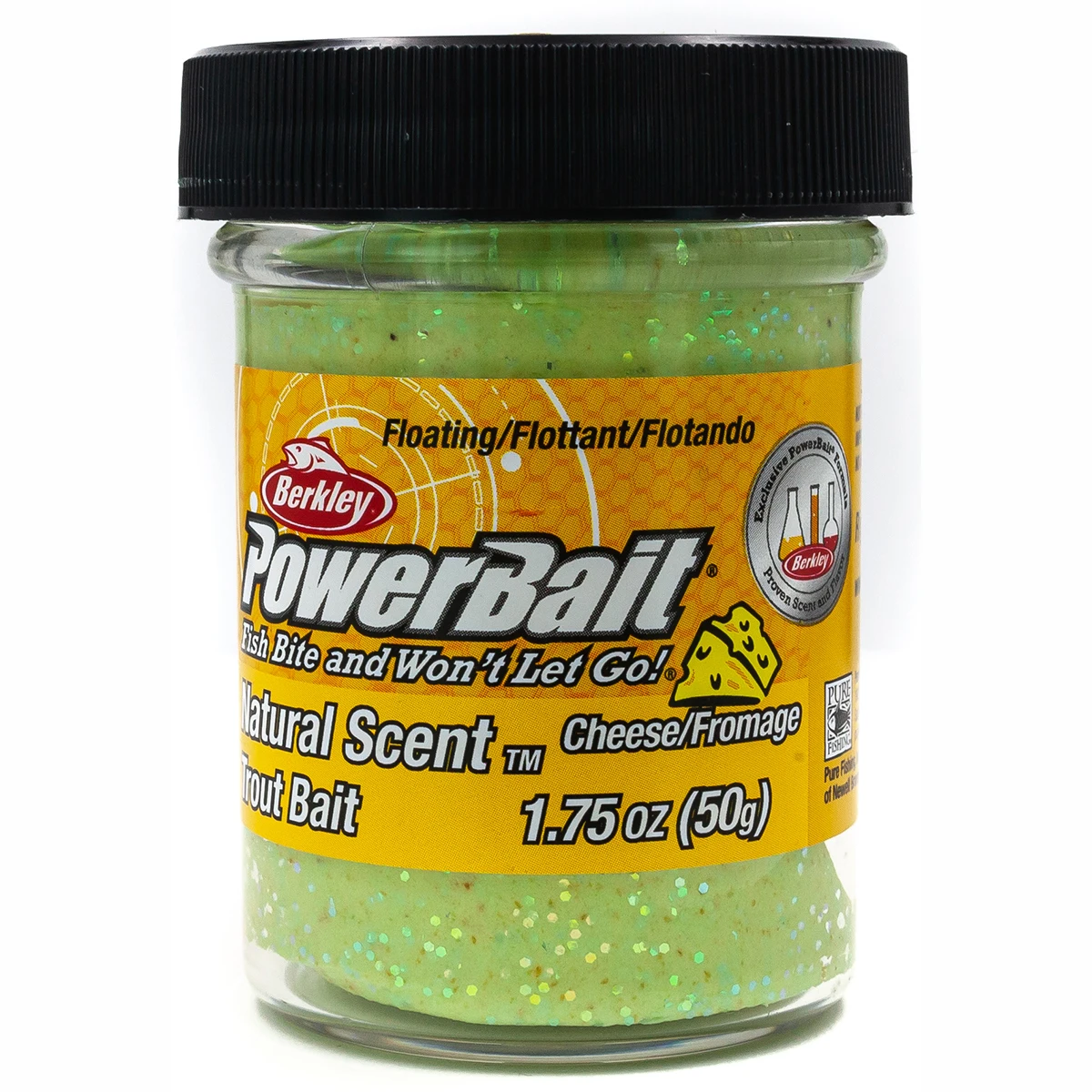 Trout paste Berkley PowerBait natural scent 50 GR, nozzle for