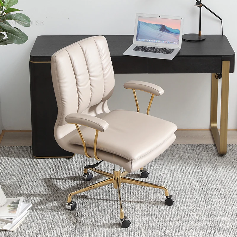 

Modern Creative Learn Office Chairs Household Soft Cushion Office Chair Lift Swivel Armchair Sillon Oficina Bedroom Furniture