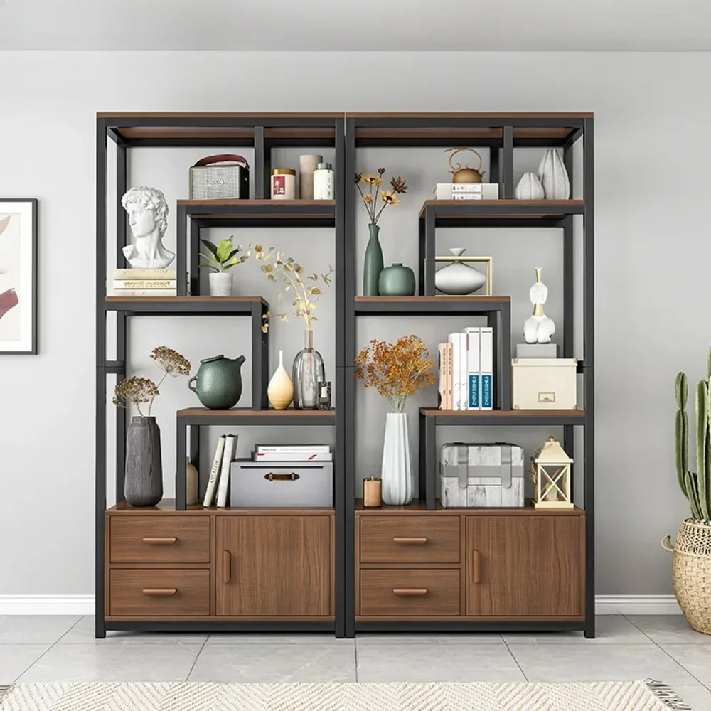 Wine Cabinets Storage Iron Bookshelf Drink Unique Modern Wine Cabinets Kitchen Metal Luxury Suporte Flower Shelf Storage Rack