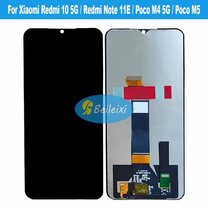 

For Redmi 10 5G / Note 11E 22041219C 22041219G LCD Display Touch Screen Digitizer Assembly For Xiaomi Poco M4 5G M5 22041219PG