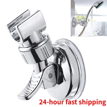 Supporto per soffione doccia Supporto universale regolabile a 360 gradi con supporto a parete a ventosa Staffa senza punzonatura Accessori da bagno 1