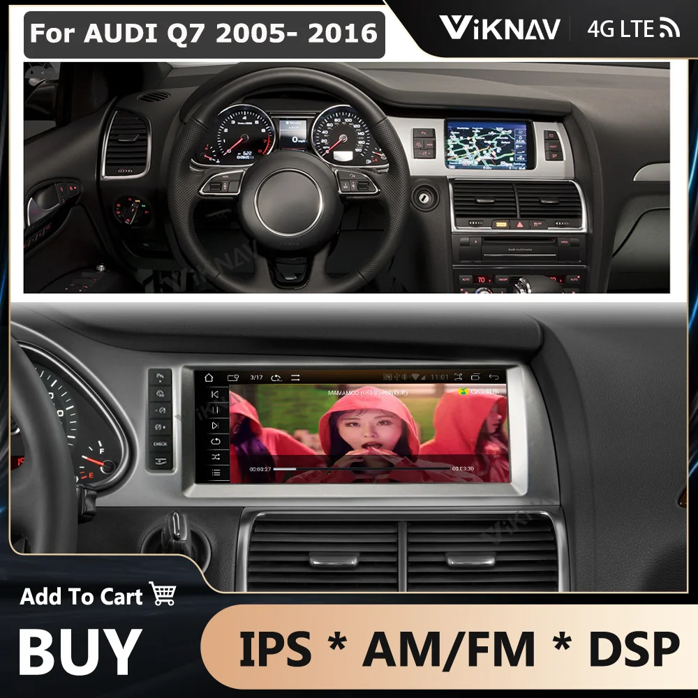 

2 din Android 10 Car Radio For Audi Q7 2005-2016 Multimedia Player Auto Stereo Receiver Touch Screen GPS Navigation carplay