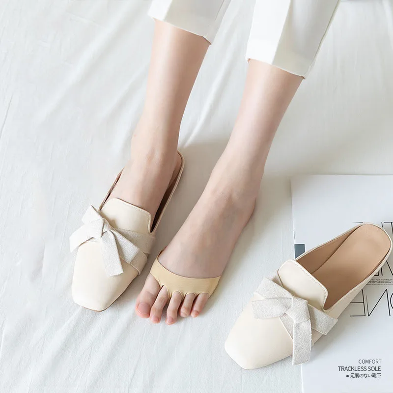 Description Picture 6 of item2PCS Women Forefoot Pads High Heels Half Insoles Five Toes Insole Foot Care Calluses Corns Relief Feet Pain Massaging Toe Pad