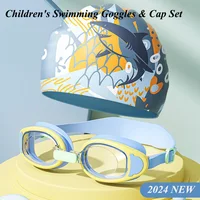Children Swimming Goggles Boys Girls HD Waterproof Anti Fog Swimming Glasses Professional Small Frame Swim Equipment 1