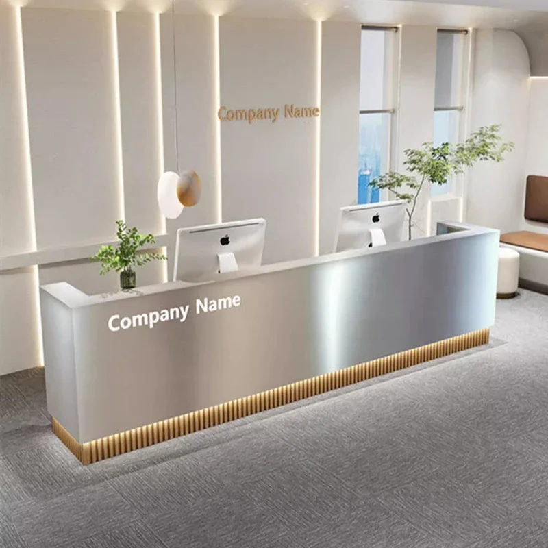 Computer Desks Reception Tables Salon Counter Clothing Store Customer Center Shop Desk Bellezza Motion Office Hallway Table