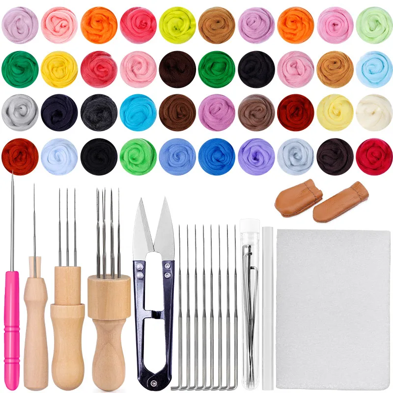 Needle Felting Wool Accessories Needle Felting Wool Felt Tools 40