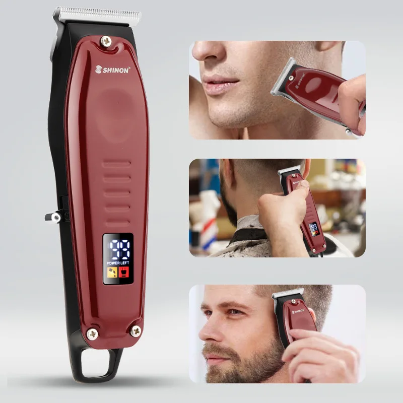 

2023 Profissional Oil Head Carving Men Hair Trimmer Classical Gradual Hair Clipper Hair Salon Electric Push Shear Barber Tools