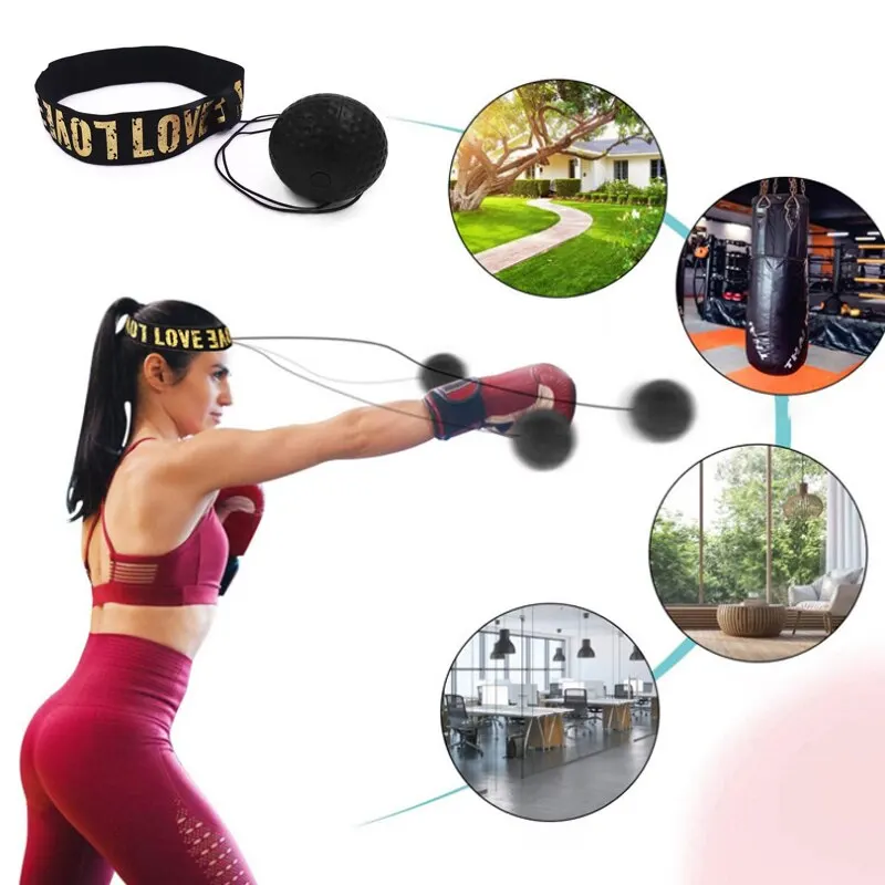 Head Boxing Speed Ball Boxing Training Ball Reaction Elastic Hanging Children Adult Household Training