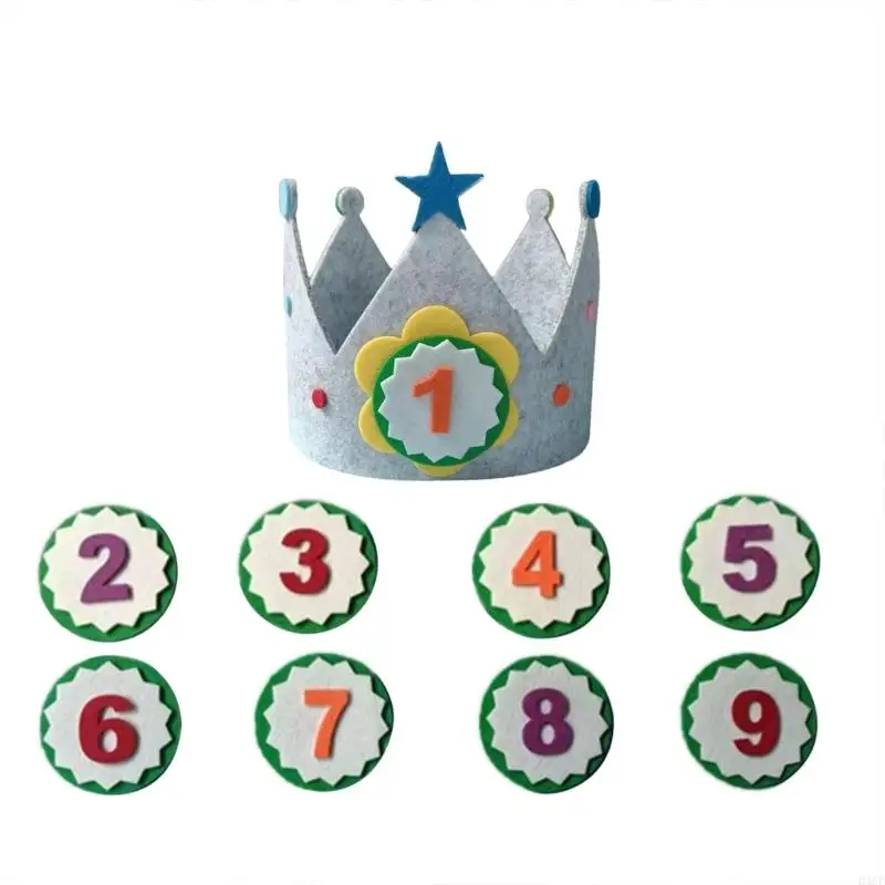 Children Party Hat Birthday Party Hat Kids Crownpiece Birthday Celebration for Child Festival House Decors