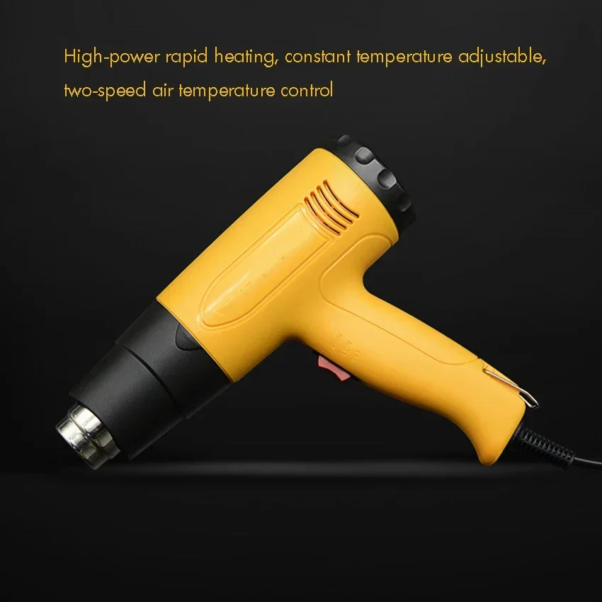 Electric Air Heater Gun,Temperature-controlled Hot Air Gun,Hair Dryer,Soldering Hairdryer,1800W Gun Build Tool,220V строительный