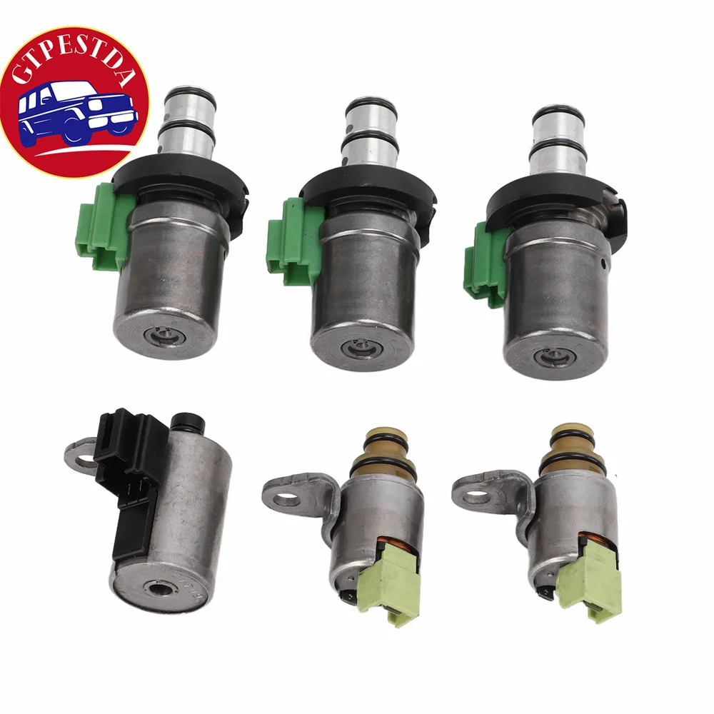 6 uds válvula de transmisión solenoide cambio 2 PWM 3 EPC 1 para Ford Fiesta/para Mazda 4F27E D46950 D48421A 4F27E FN21-21-1F1