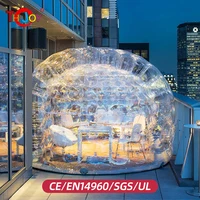 6m inflatable event dome igloo inflatable transparent clear bubble tent,inflatable geodesic domes,inflatable clear bubble tent 1