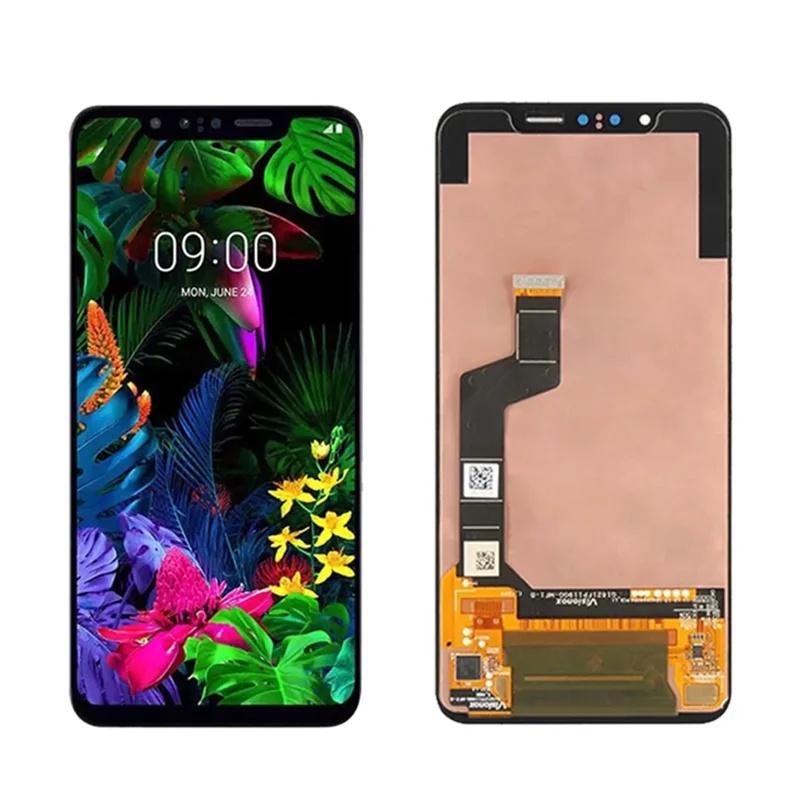 100% LCD 교체용 터치 스크린 디지타이저 어셈블리, 6.21 인치 IPS, LG G8S ThinQ LCD 디스플레이, LM-G810 LMG810 LMG810EAW 